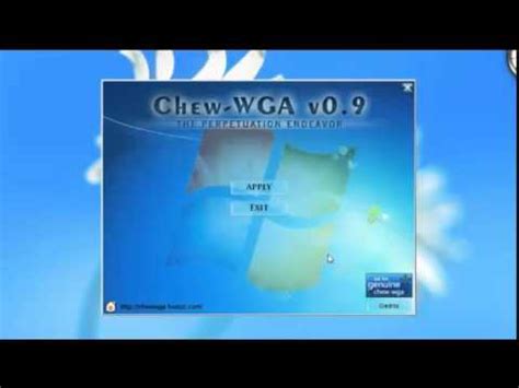 chew windows 7